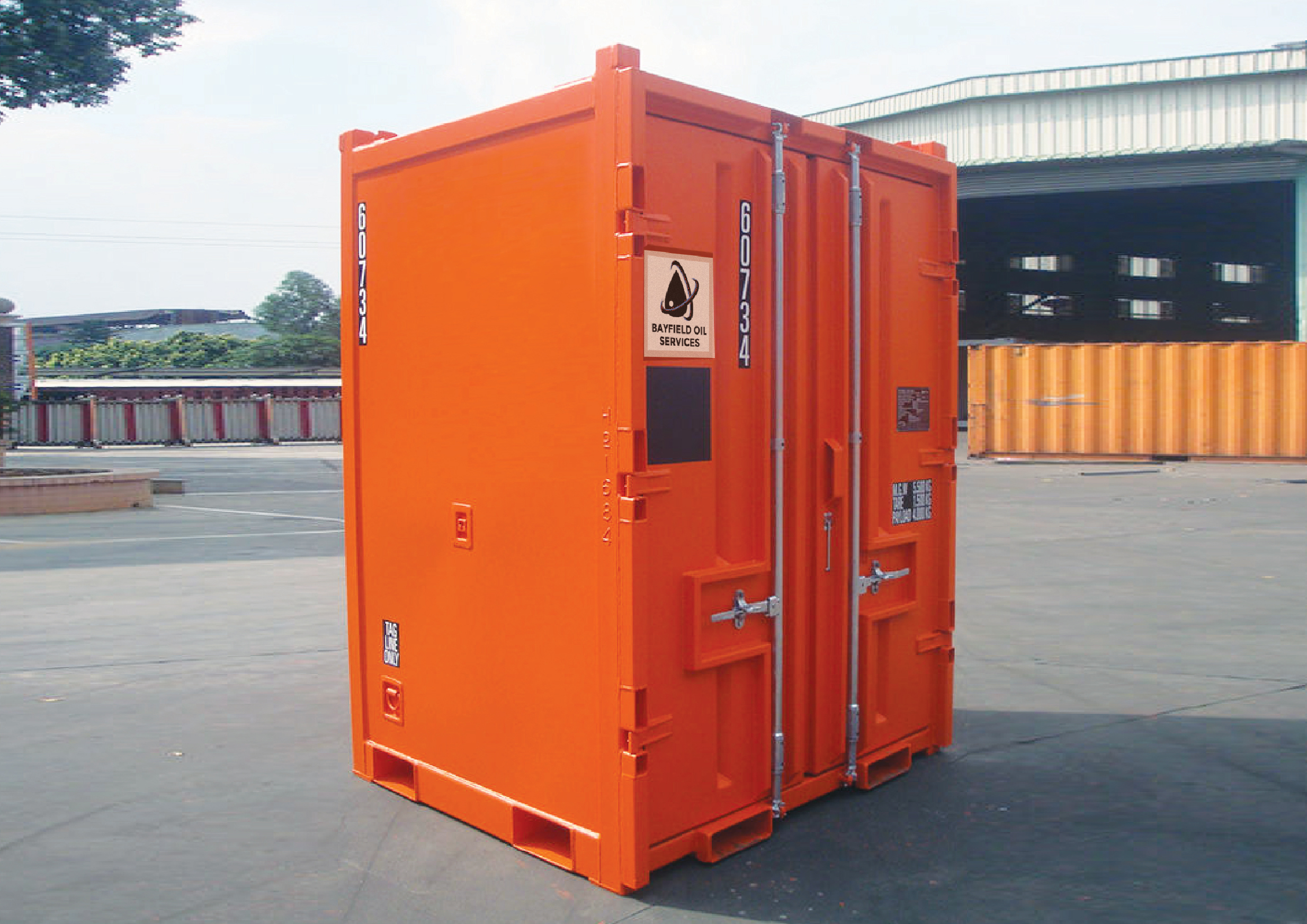 6ft Mini Extra Tall, Enclosed Container